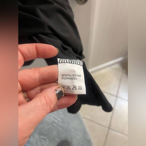 KOJOOIN Womens Long Sleeve Ruffle Hem Boho Midi Dress - Picture 5 of 9